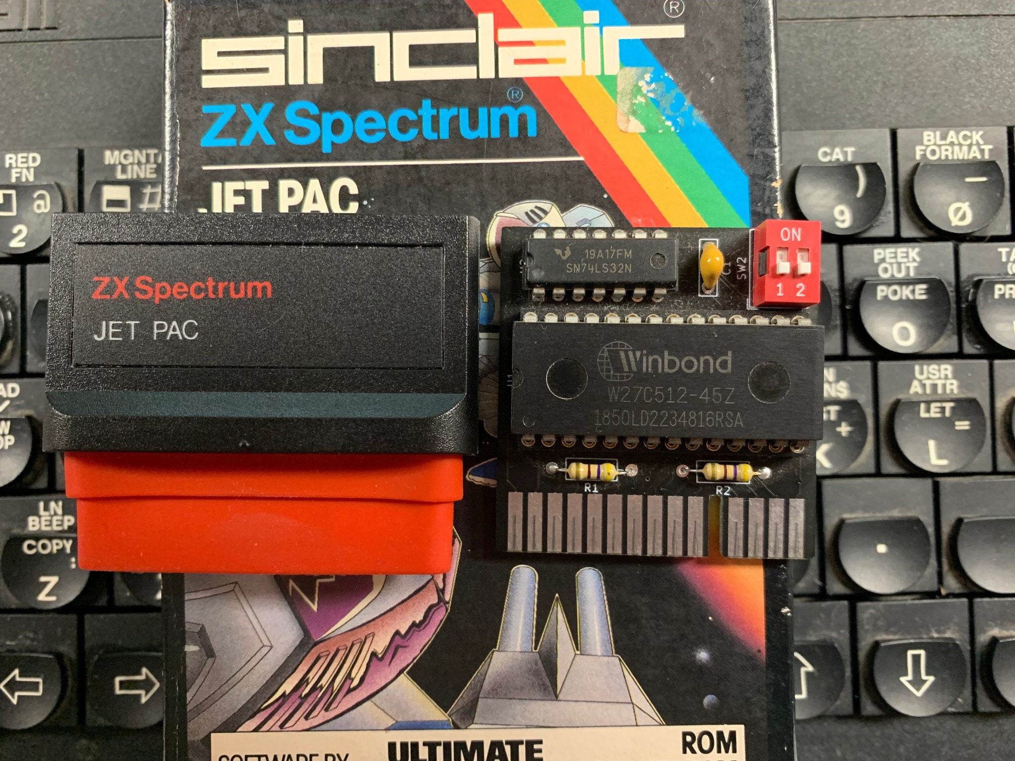 Sinclair ZX Spectrum Themed Joystick Arcade Controller DB9