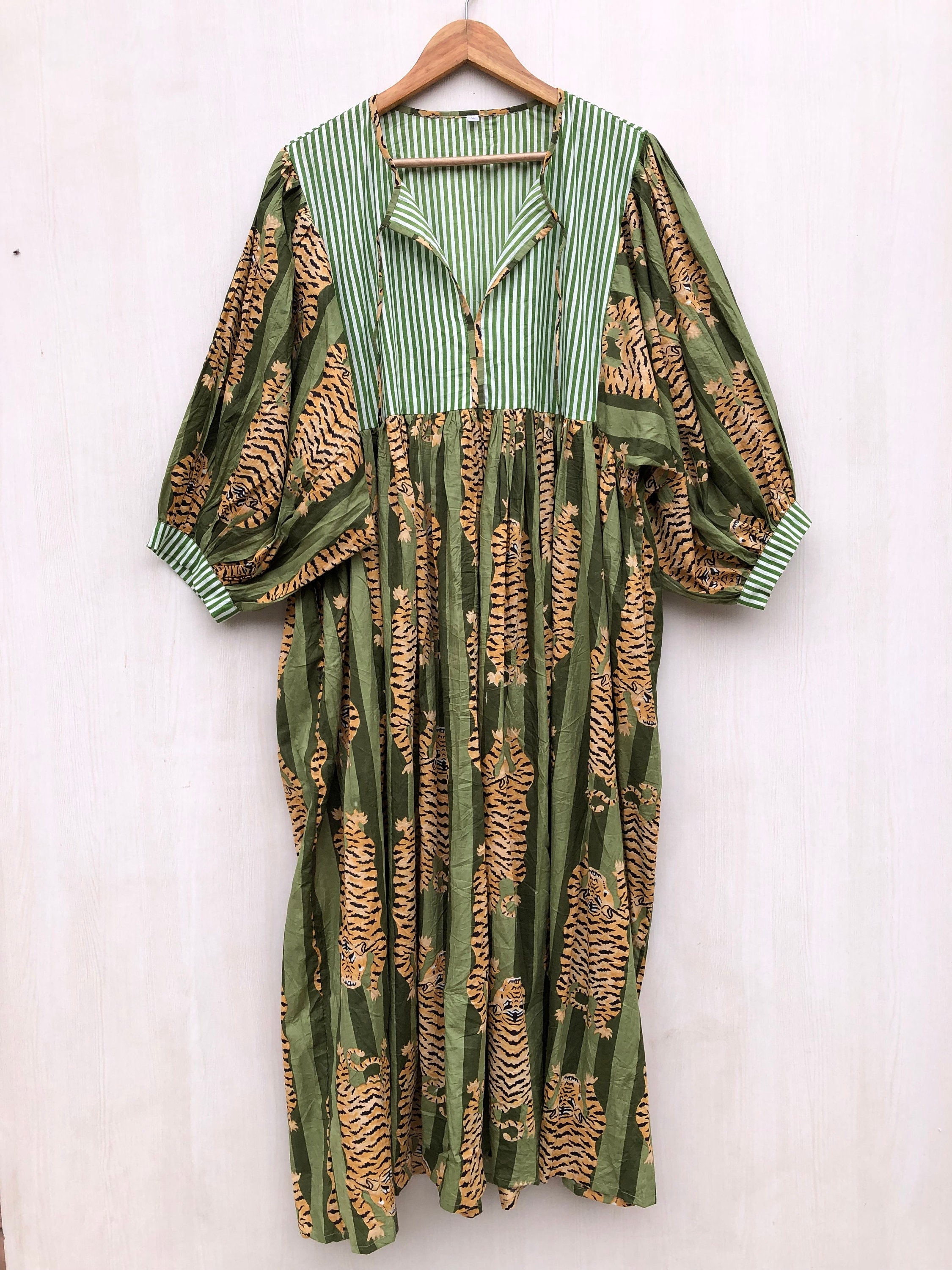 Tiger Midi Dress Brown - Etsy