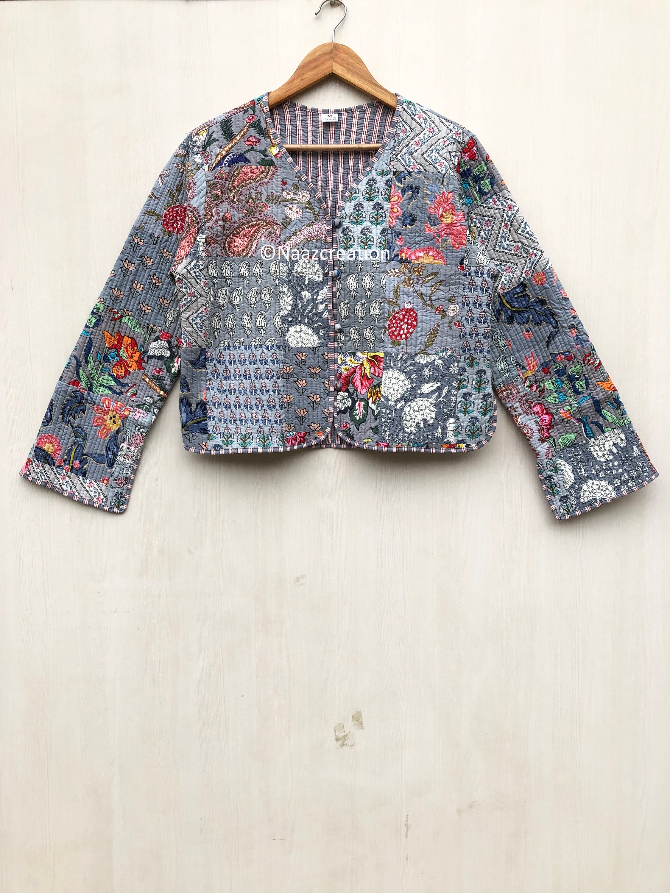 ジャケット・アウター eaphi PATCHWORK EMBROIDERY LACE JACKET PATCHWORK EMBROIDERY LACE JACKET