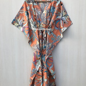 Cotton Kaftan, Indian monkey Kaftan, Long Caftan,Dress For to be Moms, Beach Cover up, Sleepwear, Indian Kaftan, Maxi Dress, Bikini Cover Up