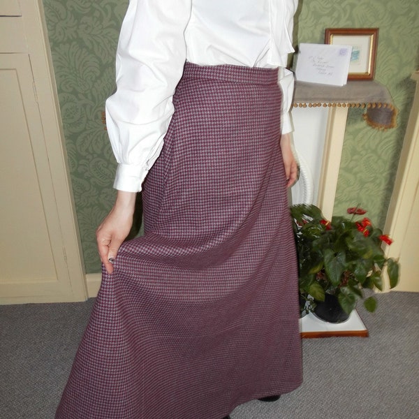 Woollen Edwardian skirt - upcycled