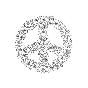Sofort PDF Download, Peace Zeichen Malseite, Malvorlage, Malvorlage, Malvorlage, Malvorlage, Malvorlage, Malvorlage