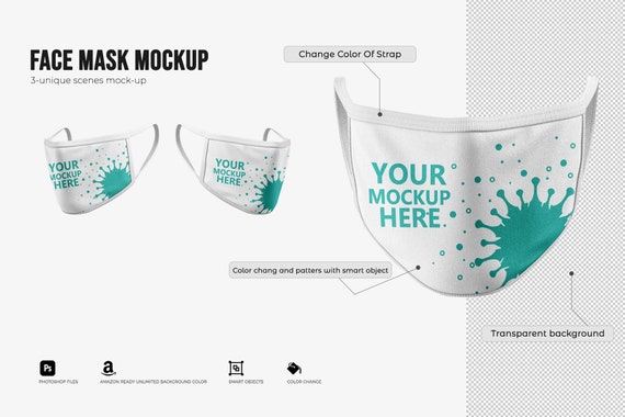 Download Face Mask Mockup Etsy