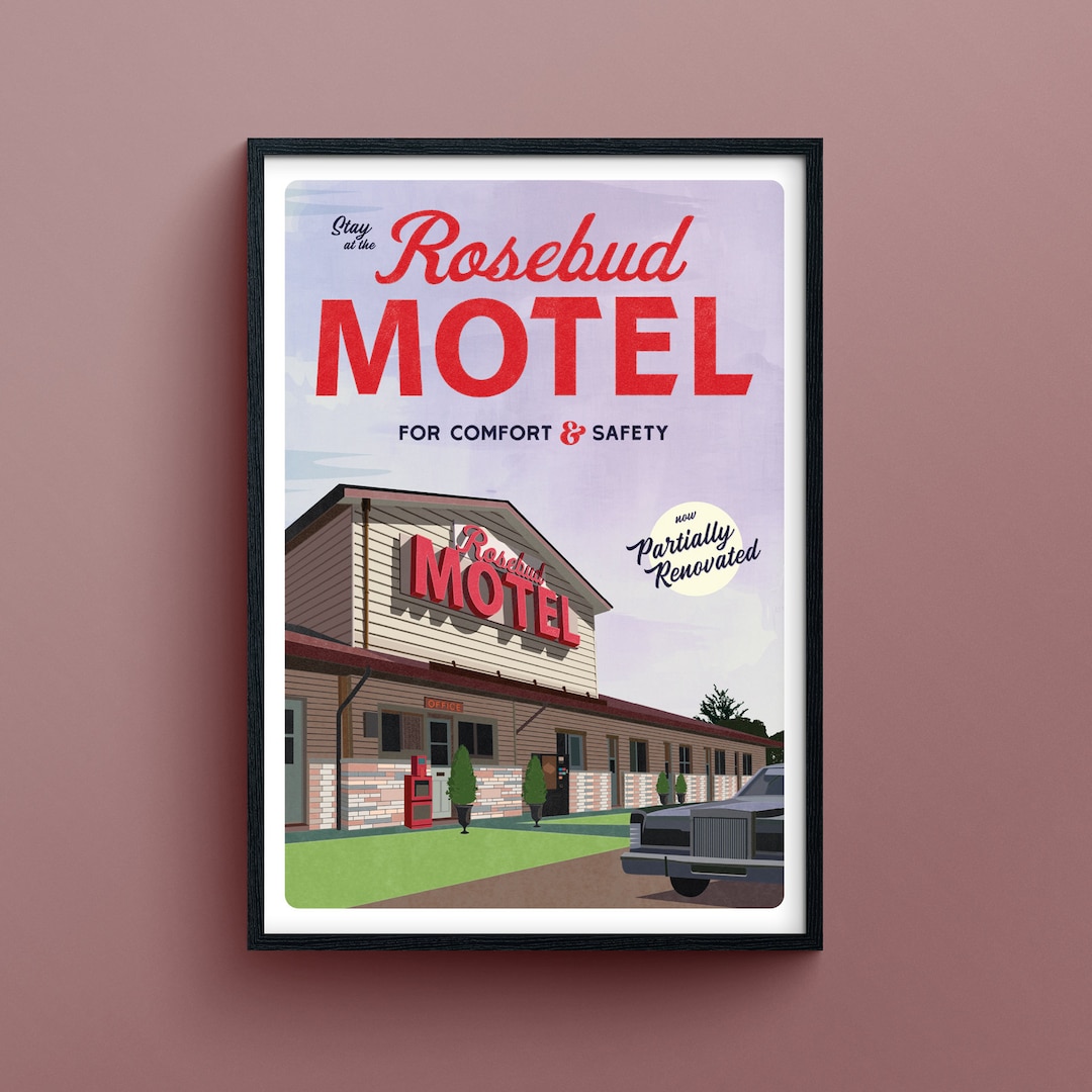 Rosebud Motel Schitt's Creek, Travel Poster Etsy