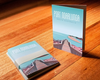 Port Noarlunga/Southport beach - Greeting Card (5 pack)
