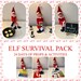 Elf Props x 24 - Accessories Activities Christmas Games Props Ideas Pack Box Kit - FREE P&P - Back By POPULAR DEMAND for our 4th Year!! 