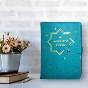 My Mindfulness Journal Mindful Muslim Kids with Stickers Stamps Salah dua quotes chart gratitude notebook Ramadan Eid gift children islamic