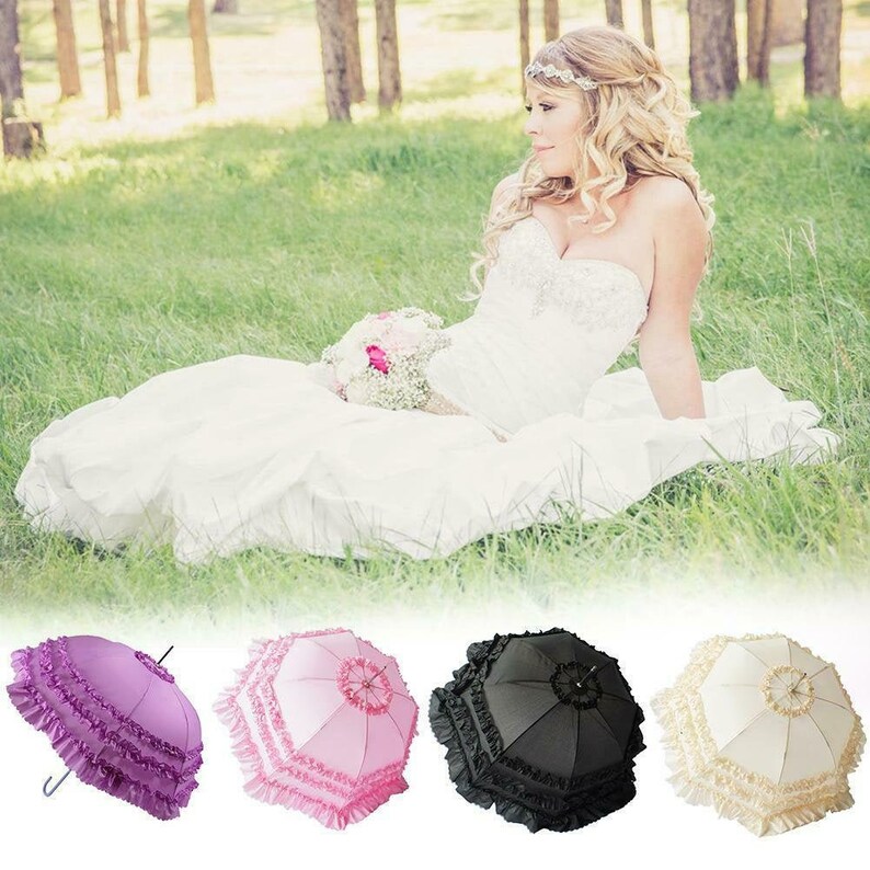 bridal parasols for weddings