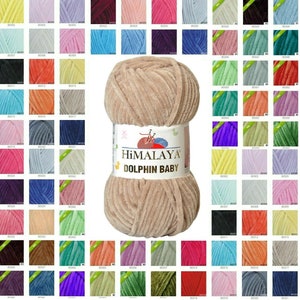 Himalaya Dolphin Baby Super Bulky Chenille Yarn Wool