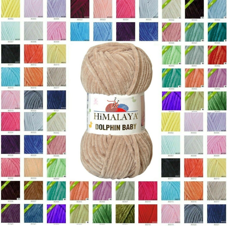 Himalaya Dolphin Baby Super Bulky Chenille Yarn Wool Etsy Sweden