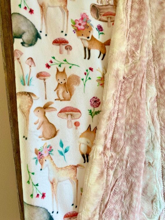 Couverture Minky Forest Friends