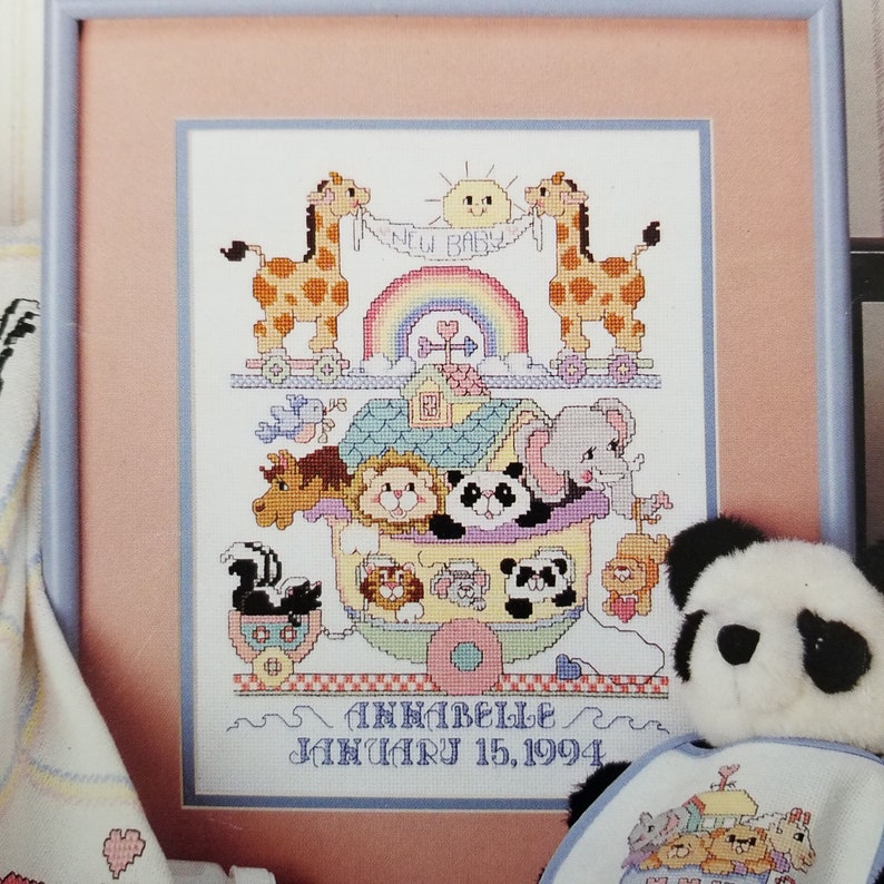 Cross Stitch Patterns for Baby Noah's Ark for Baby Cross ...