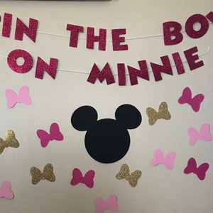 Pin the Bow on Minnie-birthday Party Game - Etsy