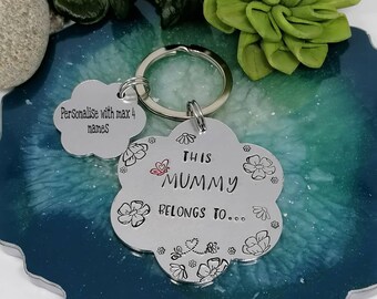 Mother's Day gift, Mummy's keyring, Mum, Mommy, Mum's personalised gift,
