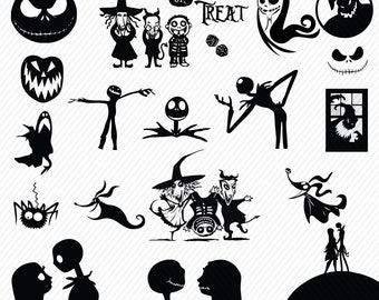 Download Nightmare before christmas svg | Etsy