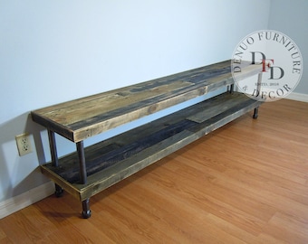 pipe tv stand etsy