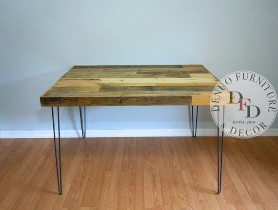 Reclaimed Wood Dining Table Free Shipping Reclaimed Pallet Etsy