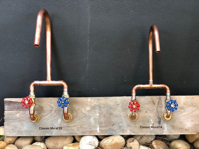 Copper Faucet Vintage Industrial Etsy UK