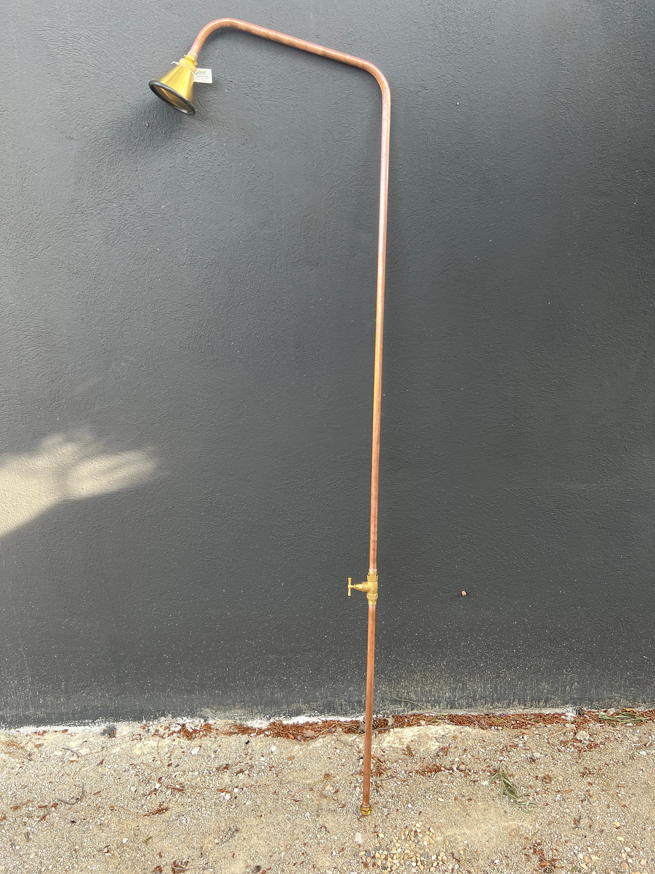 Outdoor Copper Shower Etsy