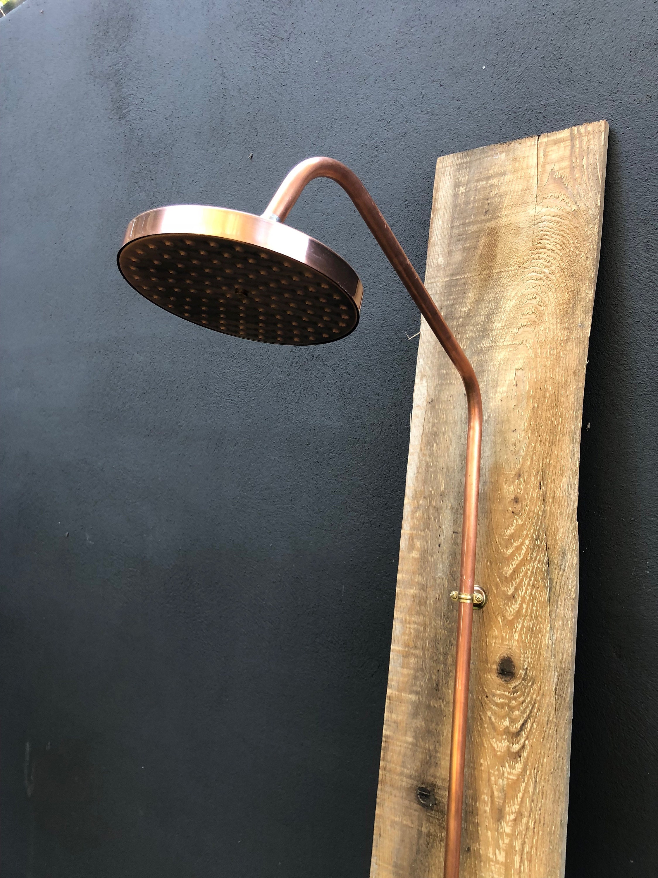 Copper Bath Shower Faucet, Industrial Design, Bathroom Shower Column, Outdoor Shower Column, Handmade Shower Column