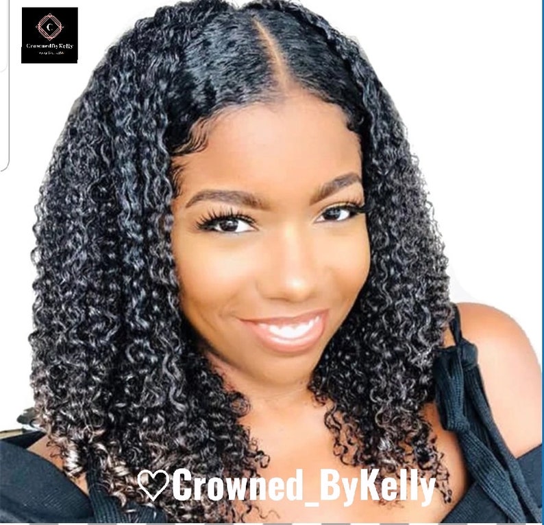 Kinky Curly Clip In Human Hair Extensions Brazilian Clip Ins Etsy
