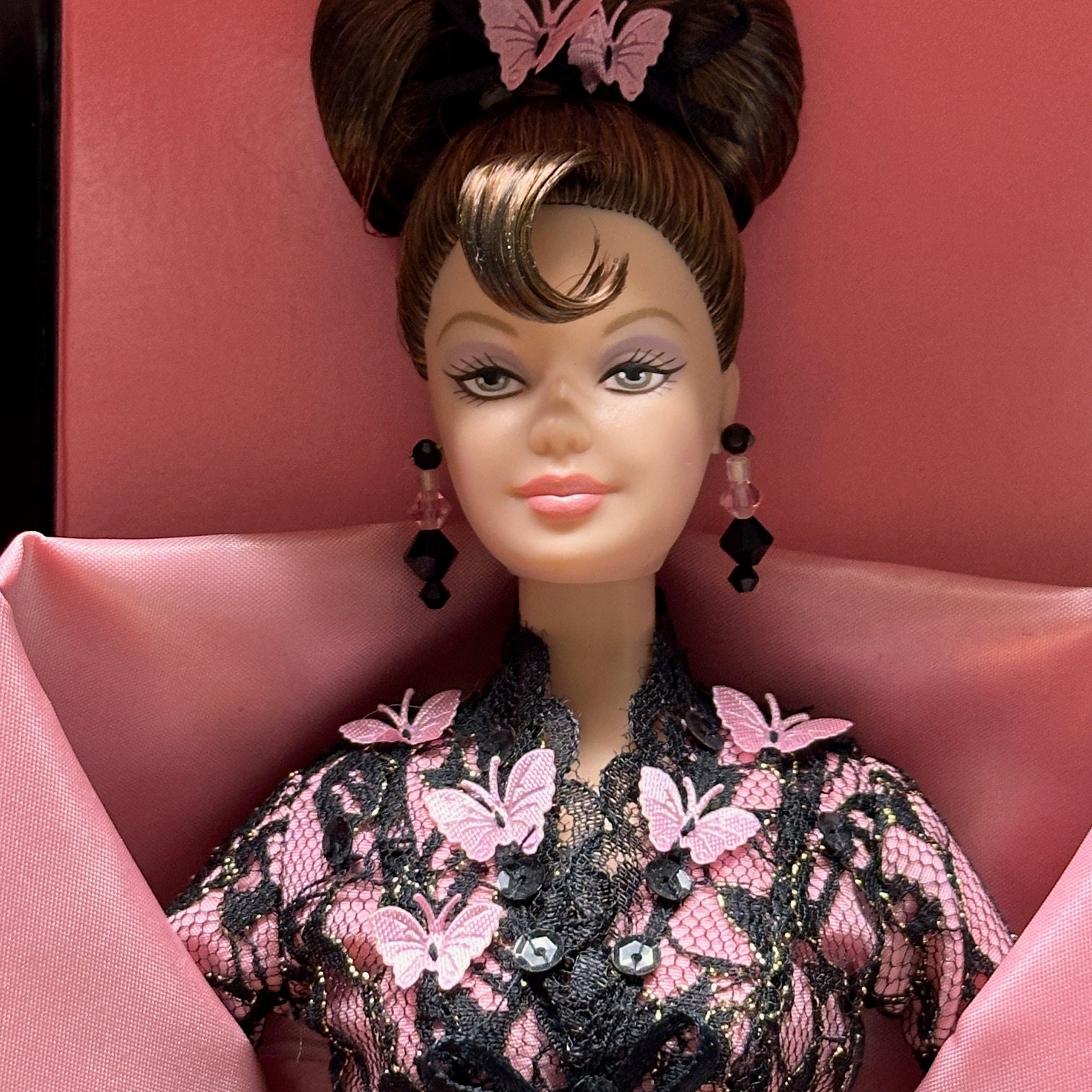 未開封　MORI HANAE　Barbie　モリハナエ　バービー人形 Hanae Mori Barbie Limited Edition 1999 Pink & Black - Haute