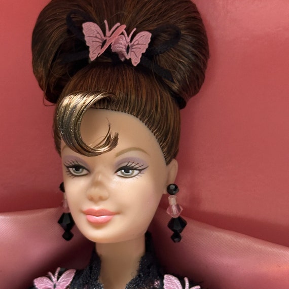 Hanae Mori Barbie Limited Edition 1999 Pink & Black - Haute