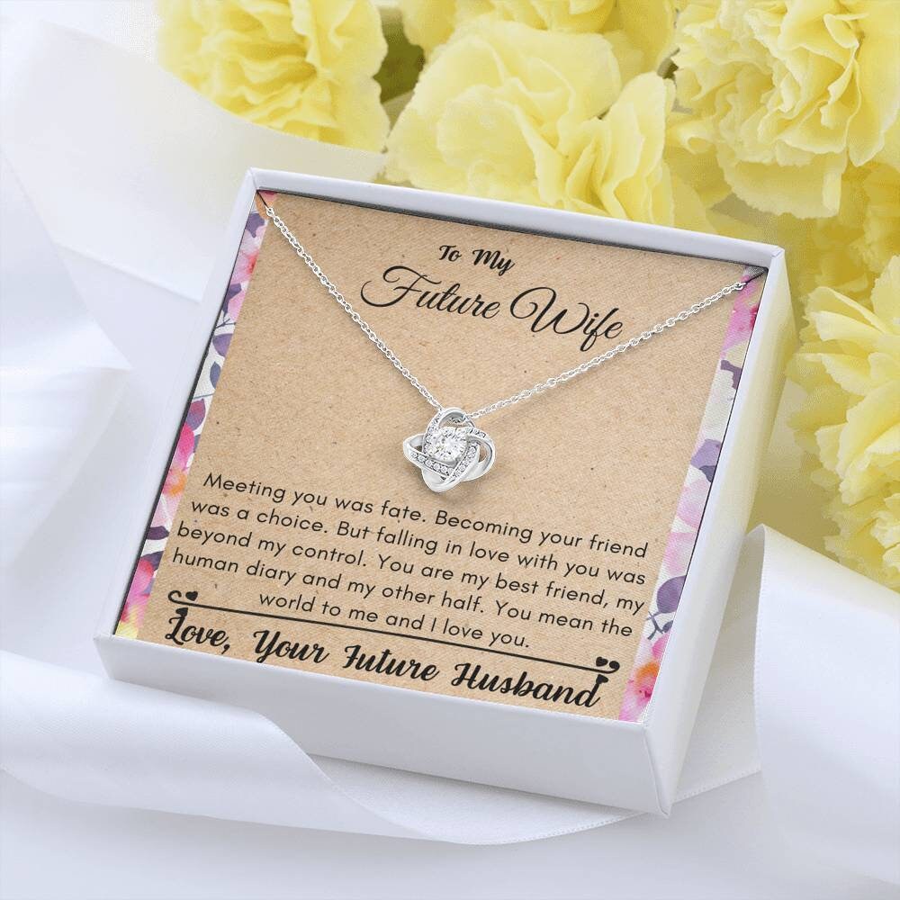 Fiancee Necklace Engagement Gift for Future Wife Sentimental - Etsy New ...