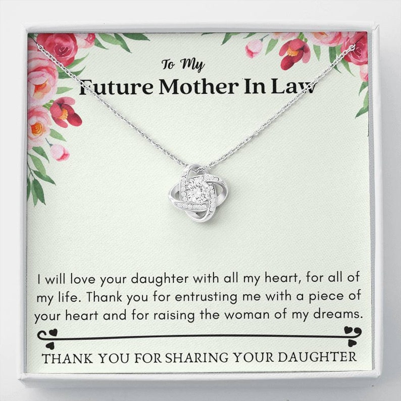 Future Mother in Law Mother of the Groom Necklace Mother of the Bride Necklace Wedding Gift Mother in Law Gift