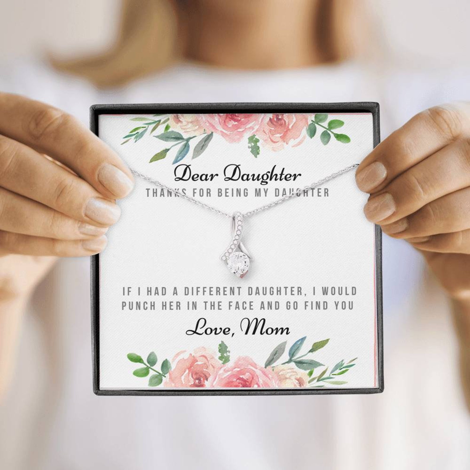 Set di collane madre figlia / Regalo per la mamma dalla figlia / Regalo per la festa della