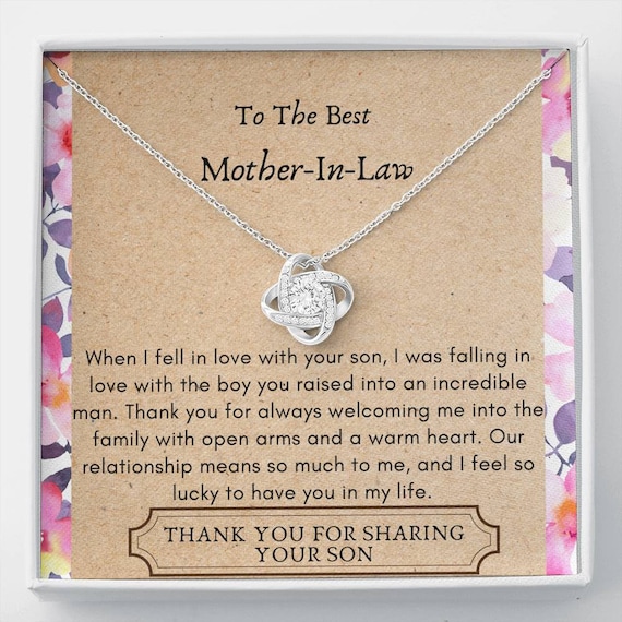 Mother in Law, Mother in Law Gift, Mother In Law Necklace, Mother of the Bride Necklace, Wedding Gift