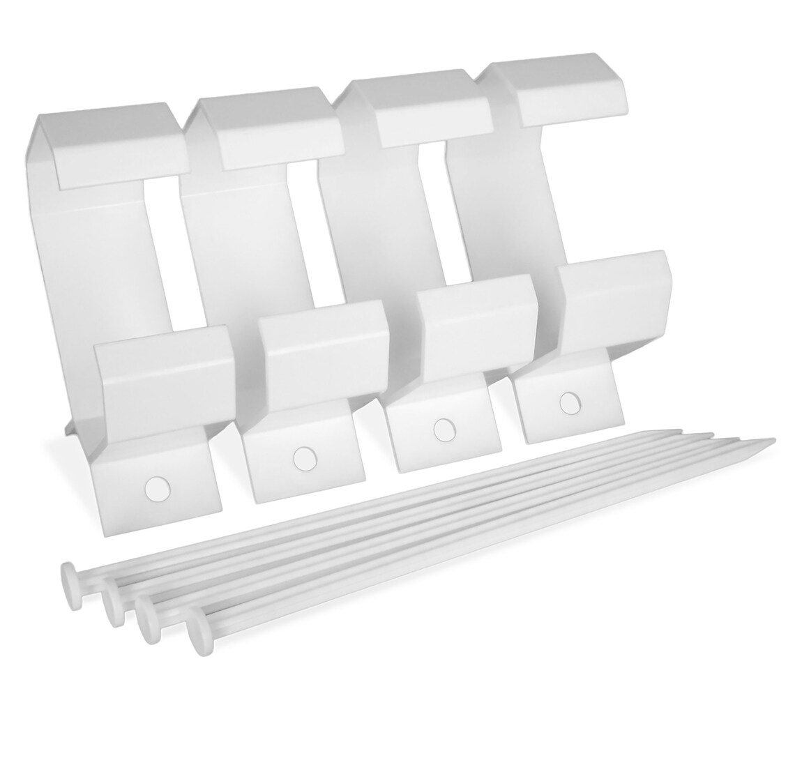 SPOUT ON Universal Downspout Anchor 2 Pack, Holds Downspout Extensions