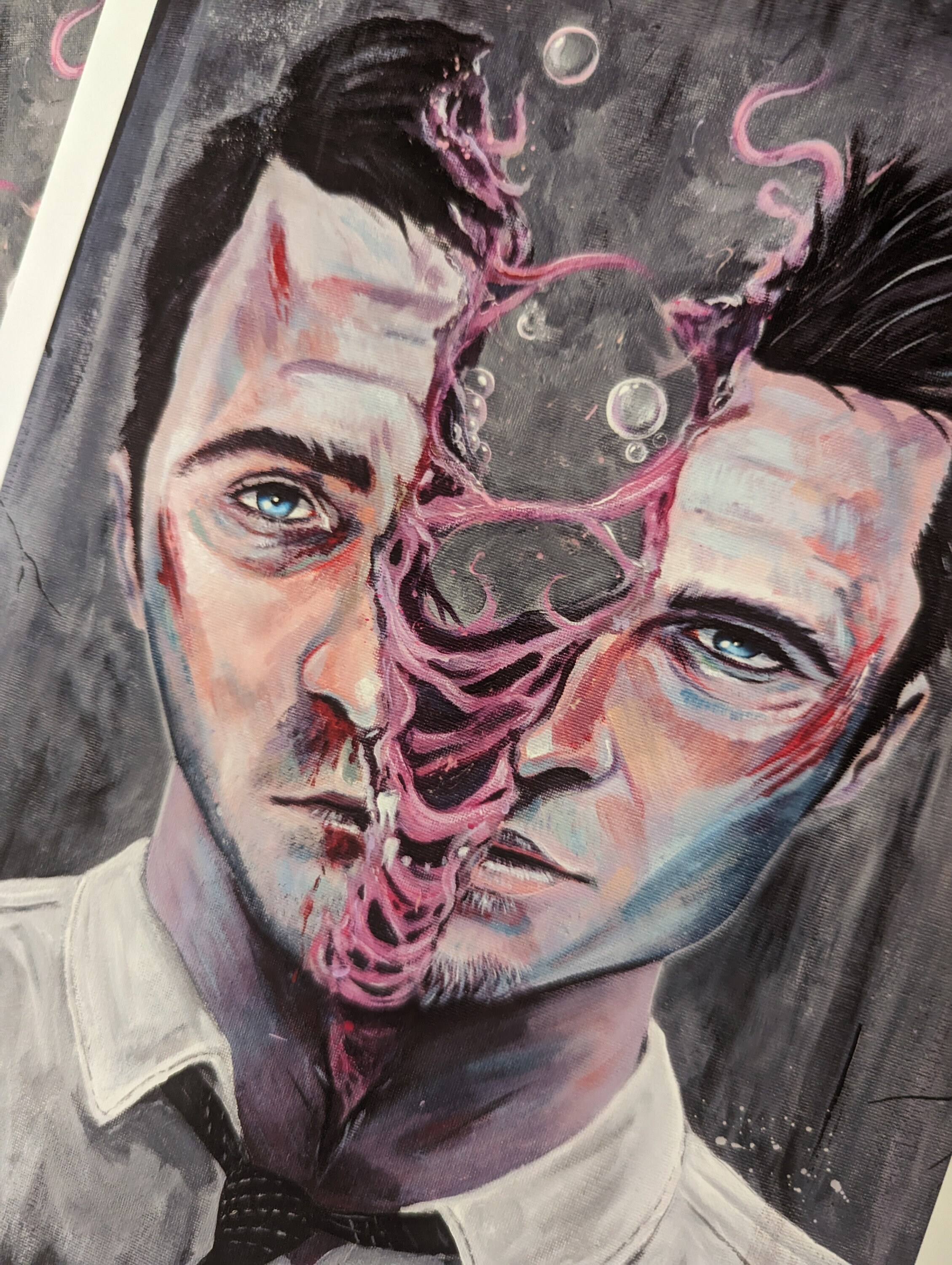 Fight Club - Acrylic Painting - A4 Fine Art Print - Etsy