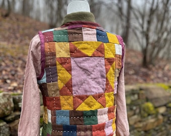 Quilted Patchwork Vest