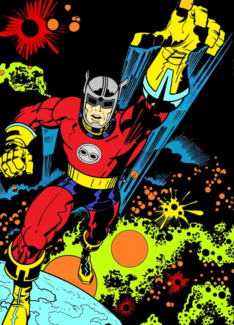 Jack Kirby DC Comics & Cosmic Care Package From Jeremy Kirby Etsy