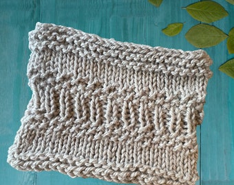 Sage Easy Sampler Knit Cowl Pattern