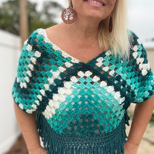 Wren Crochet Motif Pullover Top Pattern
