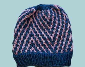 Chevy Knit Mosaic Hat & Cowl Pattern