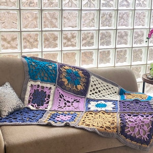 Blake Crochet Sampler Motif Afghan Pattern