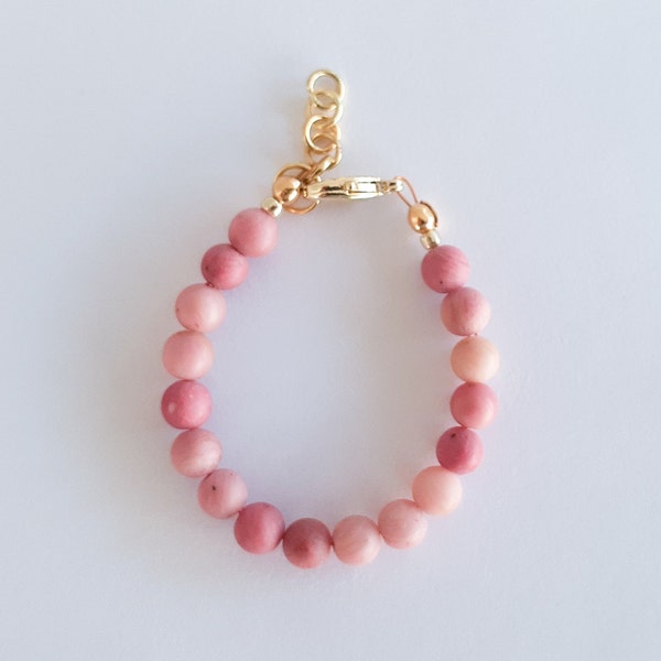 Cherry Blossom Bracelet - Toddler Bracelet - Infant jewelry - Baby Bracelet