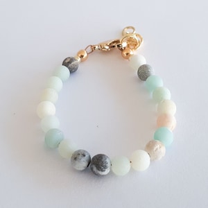 Sea Glass Bracelet - Toddler Bracelet - Baby Bracelet- Infant Jewelry