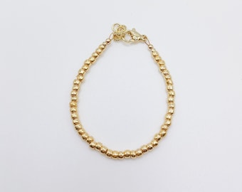 Starlight Gold -Toddler Bracelet- baby bracelet for girls- Christmas bracelet- baby jewelry