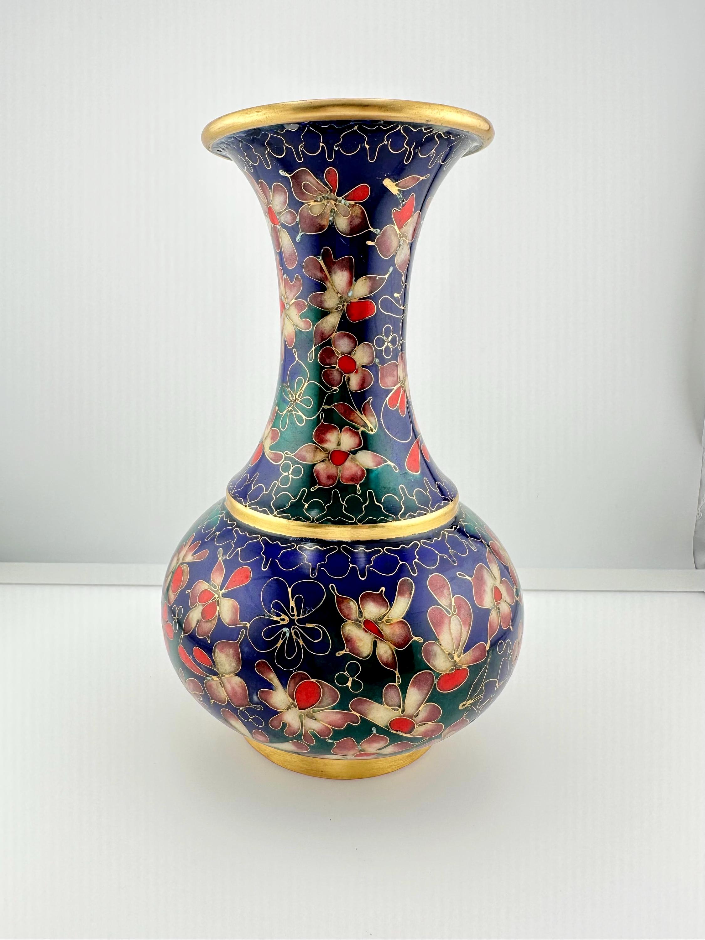 ロバートクオ　花入　KUO’S　CHINA　CLOISON　七宝焼花瓶 Kuo China Cloisonne - Etsy