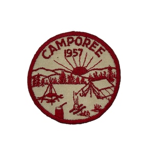 1957 Vintage BSA Boy Scouts of America Patches Badges Camporee 1957