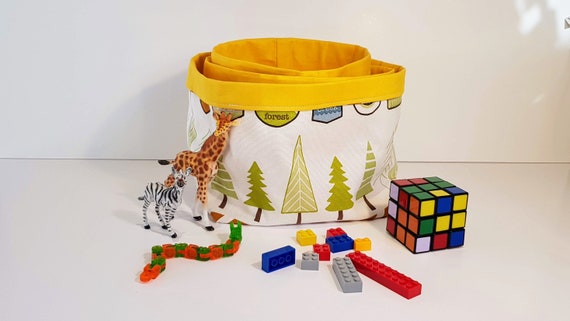 toy fabric storage basket