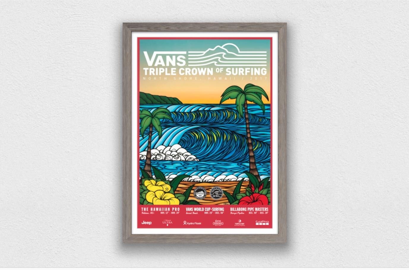 Vans surf poster top
