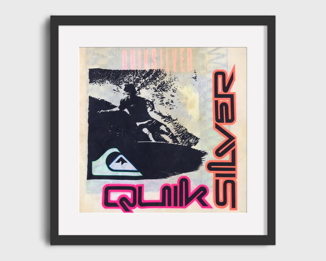 art poster print lithograph Strider Quiksilver Surf Surfing