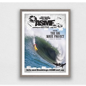 2017 AUSTRALIAN SURF MOVIE Festival Poster - Surfing Print