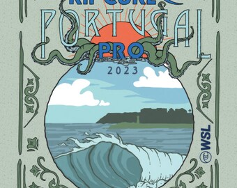 2023 RIP CURL PRO Portugal Surfing Competition Print