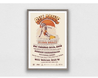 2016 BILLABONG SALT CREEK Surf Contest Competition Print - Surfing Poster